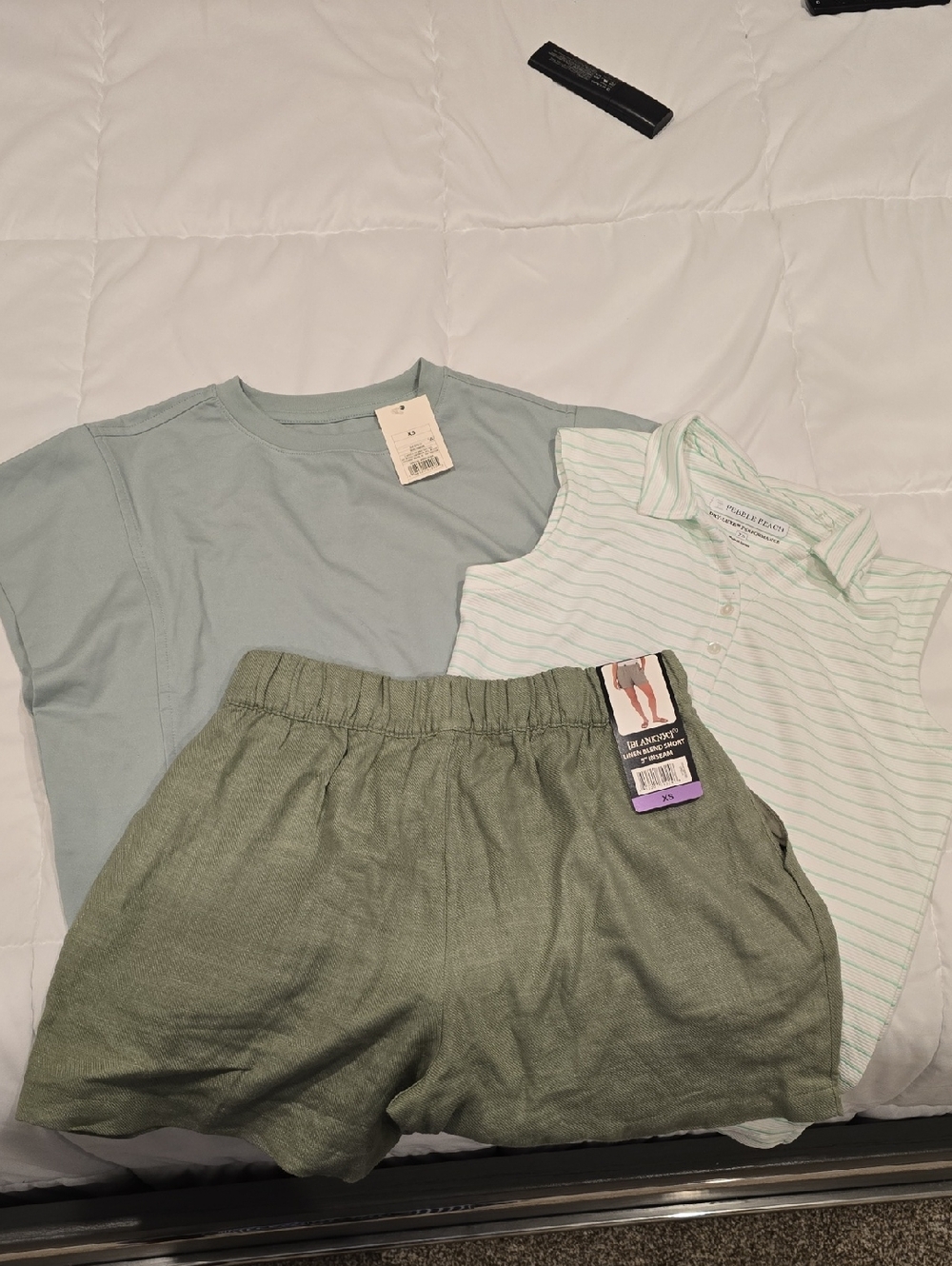 Pebble Beach Top/ A New Day Top/blank Nyc Shorts